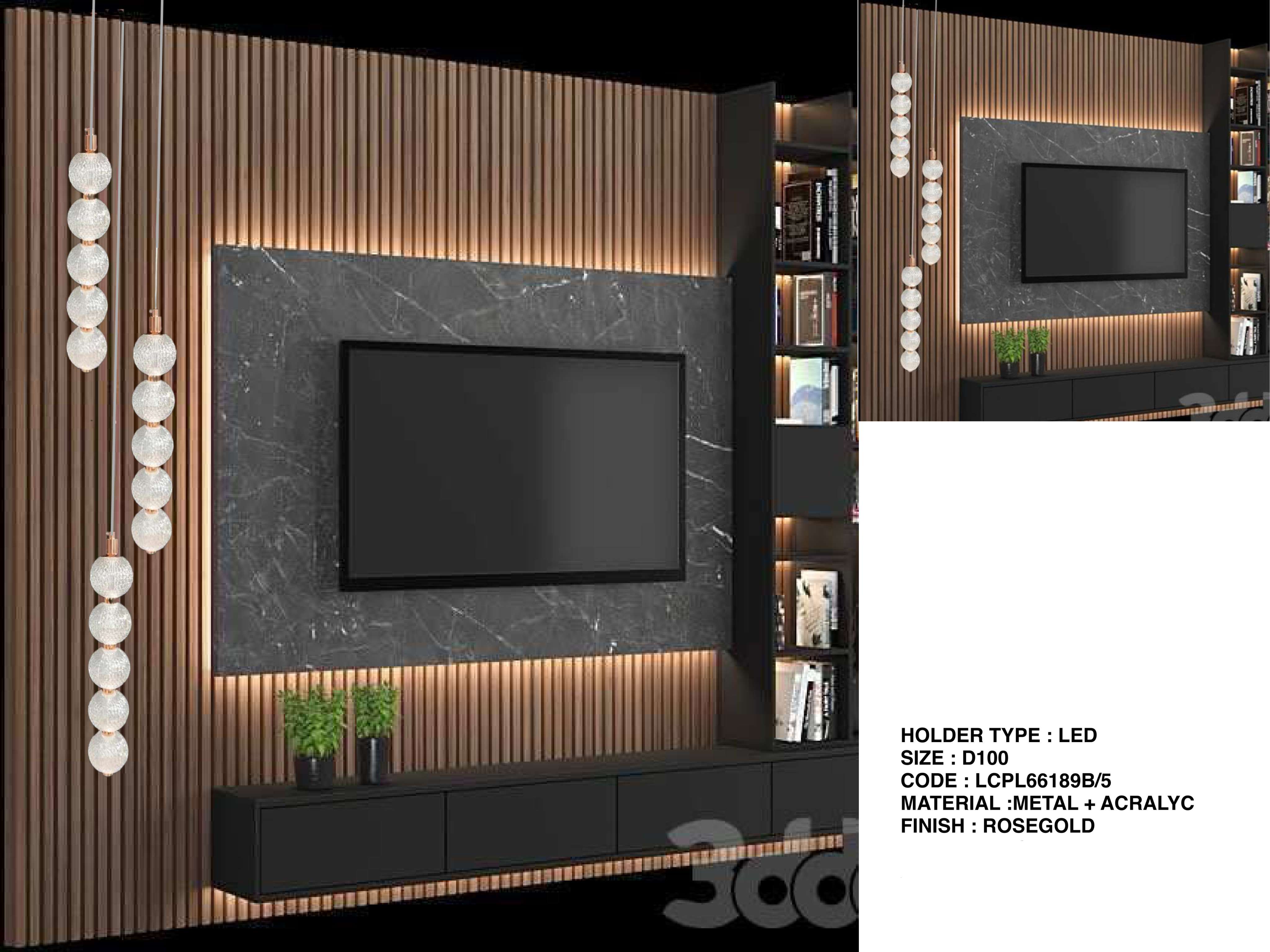 Beyond Lights - Rosegold Pendant Light- LCHL